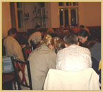 Baptist Church in Krakow, Poland, praying during Ed's time there.
